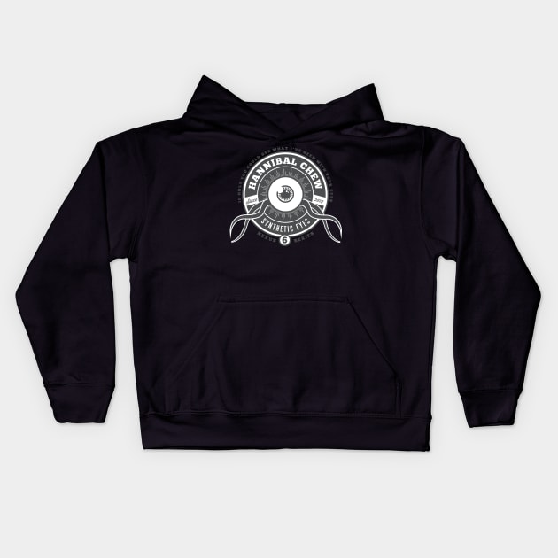 Hannibal Chew Synthetic Eyes Kids Hoodie by MindsparkCreative